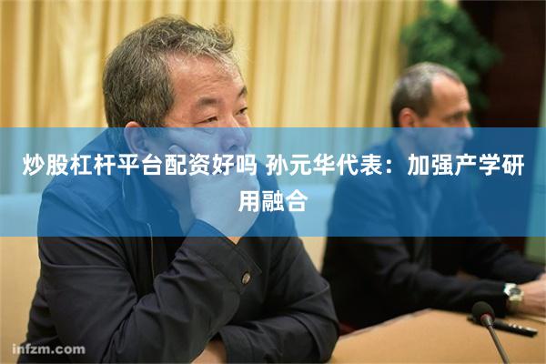 炒股杠杆平台配资好吗 孙元华代表：加强产学研用融合